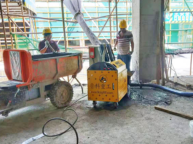 構(gòu)造柱輸送泵合作正達(dá)建設(shè)騎客智能制造產(chǎn)業(yè)園項目